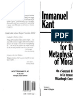 Kant - Groundwork For Metaphysics of Morality