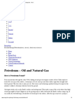 Petroleum - Oil and Natural Gas: Skip To Content