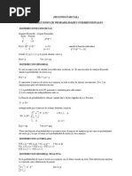 Formulario de Probabilidad