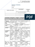 Rúbrica Infografía Literaria