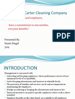 Case Study: Carter Cleaning Company: "When Employees and Employers, Have A Commitment To One Another, Everyone Benefits."