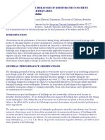 Observations On Behavior of Reinforced Concrete Buildings During Earthquakes