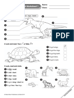 Reinforcement Worksheet 1: Name: Class