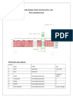 Thinklink Supply Chain Services Pvt. Ltd. Auto Weighing Line Layout