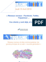 Reseaux Sociaux Et Tourisme