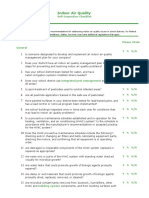 Indoor Air Quality Checklist