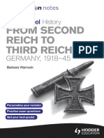 My Revision Notes Edexcel As History From Second Reich To Third Reich - Warnock, Barbara (SRG)