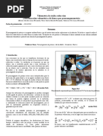 Volumetría de Óxido-Reducción. Determinación Volumétrica de Hierro Por Permanganometría