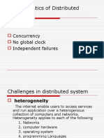 Characteristics of Distributed System