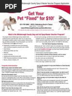 Hillsborough Co Spay Neuter Voucher