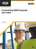 Controlling OHS Hazards and Risks