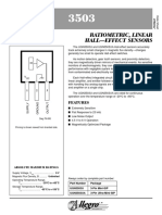 Ratiometric, Linear, Efect Hall 3503 English