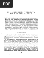 La Constitución Yugoslava 1963