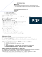 Reports On Comparative Statements: AUD - Notes Chapter 1