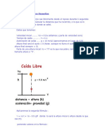 Caída Libre Ejercicios Resueltos