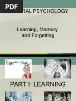 Learning - Remembering and Forgetting