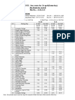 NOTE: Bus Route For 24 April (Saturday)