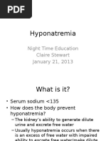 Hyponatremia