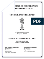 Microcontroller Lab Manual