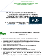 Calculo, Diseño y Requerimientos de Desempeño de Cables Opticos Opgw para Operación Confiable Del Sistema de Transmision Digital en Redes de 500kvopgw4