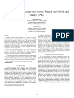 A Novel Voice Recognition Model Based On HMM and Fuzzy PPM