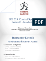 EEE 325 - Lecture 01 Introduction PDF