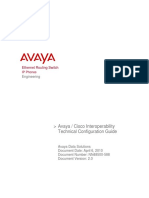 Avaya Cisco Interoperability