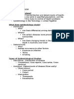 Toxicology - 2/03/16 What Is Epidemiology?