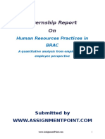 Human Resources Practices in BRAC