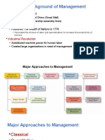 History of Management