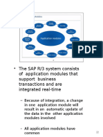 The SAP R/3 System Consists of Application Modules That Support Business Transactions and Are Integrated Real-Time