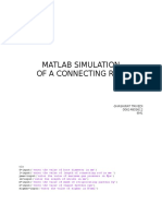 Matlab Simulation of A Connecting Rod