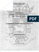 Comisión Especial de Vieques - 25 de Junio de 1999 (Resumen Ejecutivo)