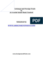 Foreign Exchange and Foreign Trade in Al Arafah Islami Bank LTD