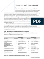 Photometry and Measurement