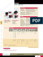 Series 300A Switches: Rocker and Paddle Switches - Miniature