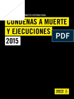 Informe: Condenas A Muerte y Ejecuciones en El 2015