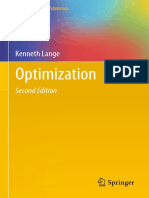 Optimization - K. Lange