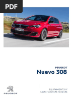 Ficha Técnica PEUGEOT 308