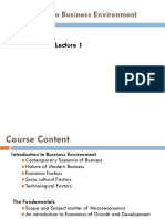 Introduction To Business Environment