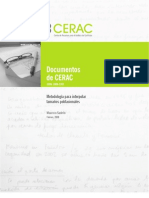 Metodología para Interpolar Tamaños Poblacionales