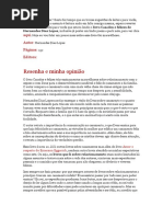 Resenha Do Livro Casados e Felizes de Hernandes Dias Lopes.