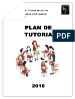 Plan de Tutoria Institucional JCM 2016.