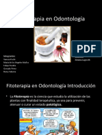 Fitoterapia en Odontologia