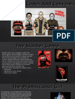 Slasher Films Codes and Conventions