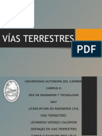 Drenaje en Vias Terrestres