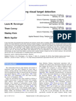 Pupil Dilation During Visual Target Detection