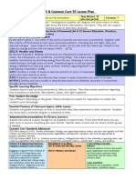 NGSS & Common Core 5E Lesson Plan: Crosscutting Concepts, and Core Ideas