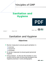 Basic Principles of GMP: Sanitation and Hygiene