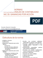 Nic. 33 Ganancias Por Accion